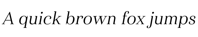 Preview of Haboro Norm Book Italic font