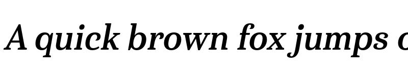 Preview of Haboro Serif Cond Bold It font