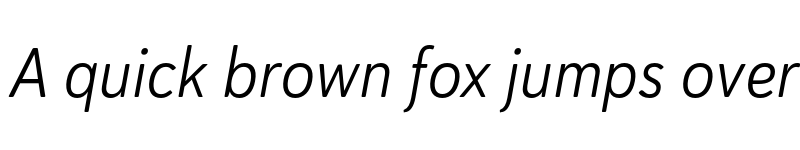 Preview of Haboro Soft Cond Book Italic font