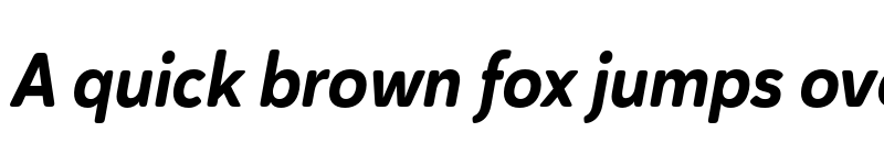 Preview of Haboro Soft Cond ExBold Italic font