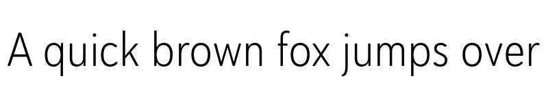 Preview of Haboro Soft Cond Light font