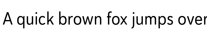 Preview of Haboro Soft Cond Regular font