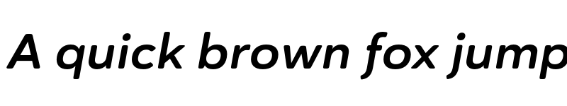 Preview of Haboro Soft Ext Bold Italic font