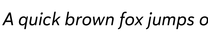 Preview of Haboro Soft Norm Medium Italic font