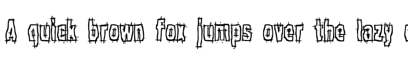 Preview of Hack & Slash BRK Regular font