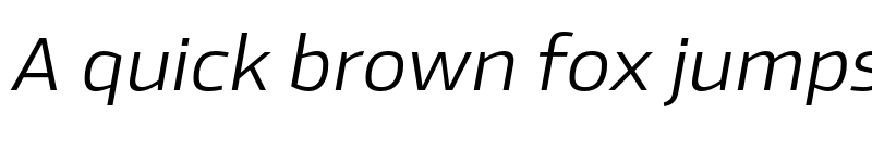 Preview of Hackman Trial Light Italic font