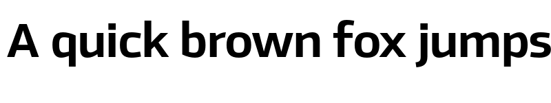 Preview of Hackman Trial Medium font