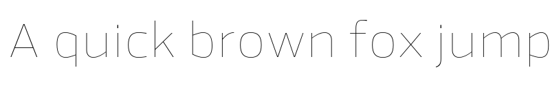 Preview of Hackman Trial Thin font