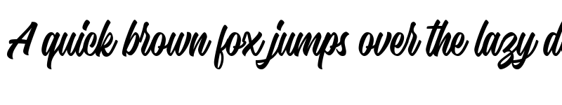 Preview of Hadnich Regular font