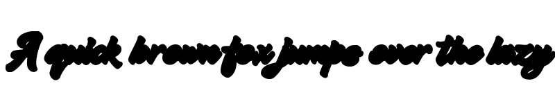 Preview of Hadsut Extruded Regular font