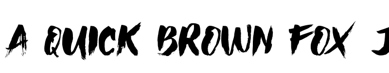 Preview of Hai Brush Regular font