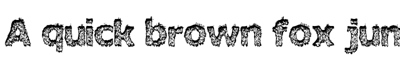 Preview of Hairy Monster Hairy font