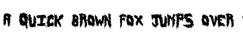 Preview of HairyFun Regular font