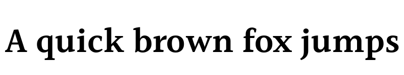 Preview of Halant SemiBold font