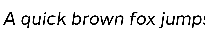 Preview of Halcom Italic font