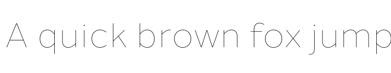 Preview of Halcom Thin font