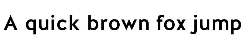 Preview of Halis GR Medium font