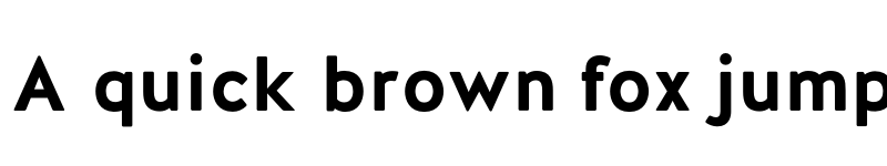 Preview of Halis R Bold font