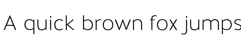 Preview of Halis R ExtraLight font