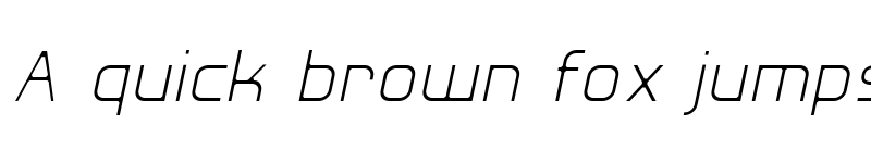 Preview of Hall Fetica Decompose Italic Regular font