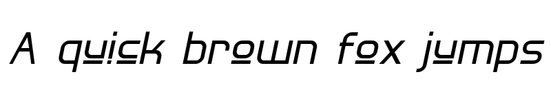 Preview of Hall Fetica Upper Italic Regular font