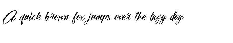 Preview of Hallelujah Regular font