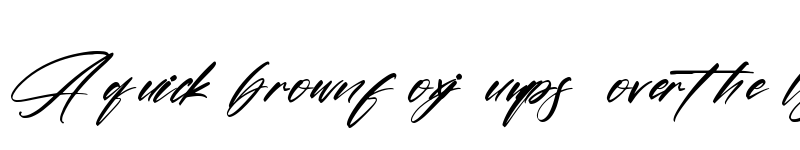 Preview of Hallison Regular font