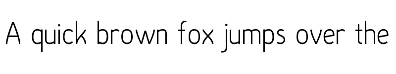 Preview of Hallo sans Light font