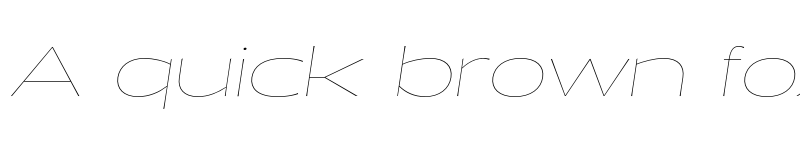Preview of Halogen Flare Hairline Oblique font