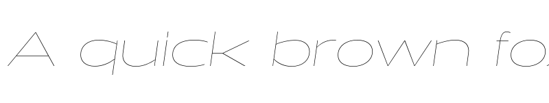 Preview of Halogen Hairline Oblique font