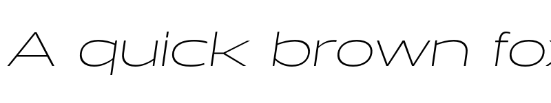 Preview of Halogen Thin Oblique font