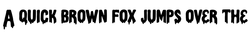 Preview of Haluween Regular font