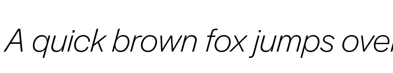 Preview of Halyard Display Light Italic font