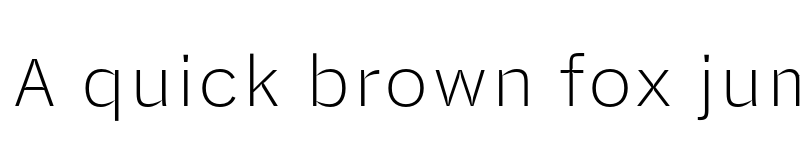 Preview of Halyard Micro ExtraLight font