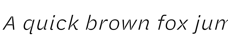 Preview of Halyard Micro Light Italic font