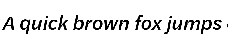 Preview of Halyard Text Italic font