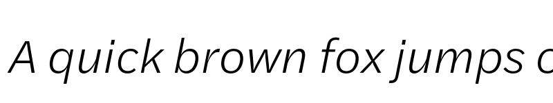 Preview of Halyard Text Light Italic font