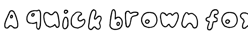 Preview of Ham Is Cute Regular font