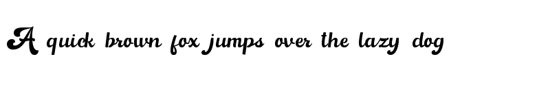 Preview of Hamble Regular-demo font