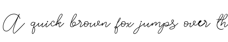 Preview of Hambut Regular font