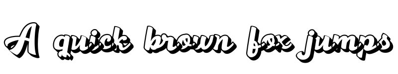 Preview of Hamelin Extrude Regular font