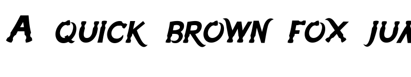 Preview of Hammerhead Italic font