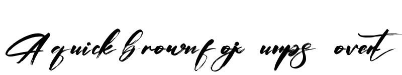 Preview of Hamstedam Regular font