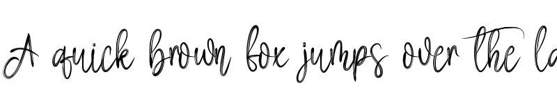 Preview of Hamster Signature Regular font