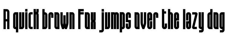 Preview of Hanca Bold Bold font