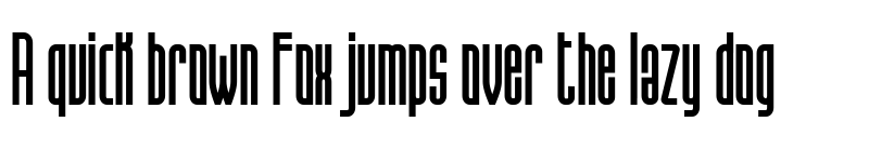 Preview of Hanca Regular font