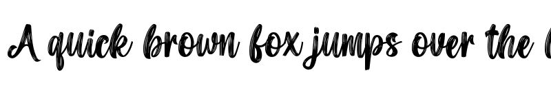 Preview of Hand Draw Regular font