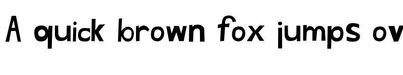 Preview of Hand Drawn Shapes Regular font