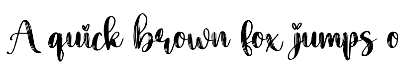 Preview of Hand Made Regular font