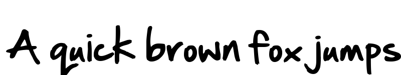 Preview of Hand Of Sean Regular font